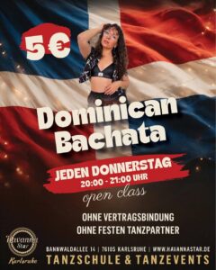 Bachata Dominicana Tanzstunde 5€