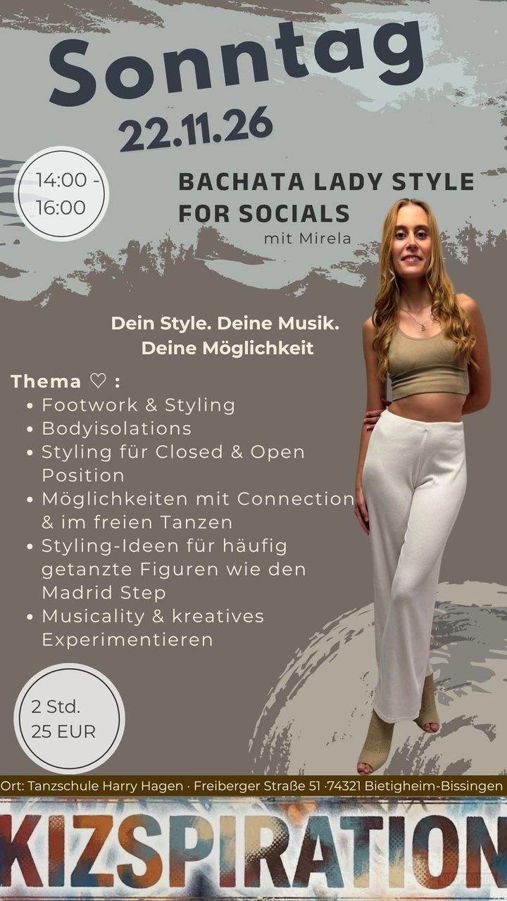 BACHATA Lady Style für Socials mit Mirela ✨💃