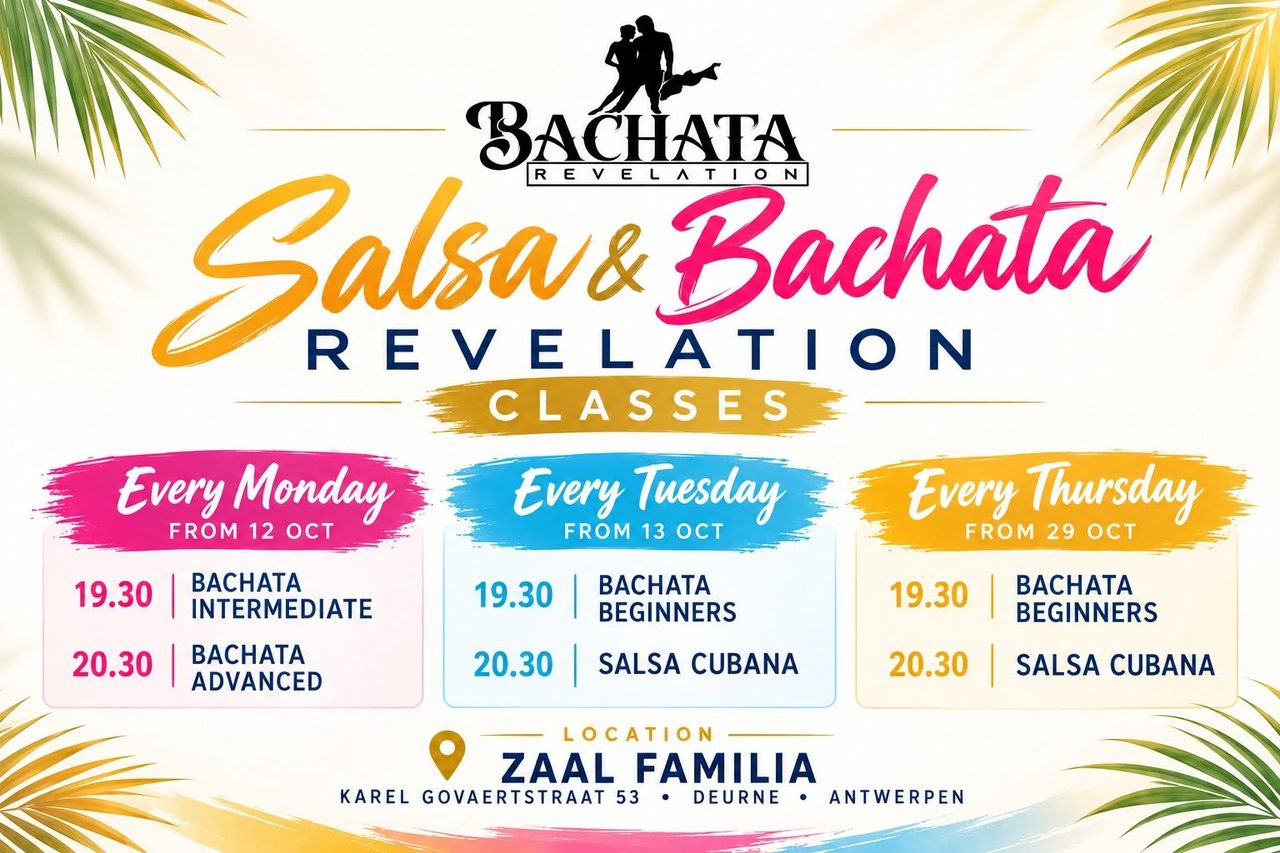 Bachata Revelation Mondays from oct 12