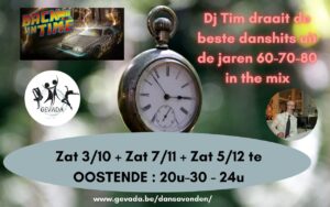 Back in Time zaterdag dansavonden naar de jaren 60-70-80
