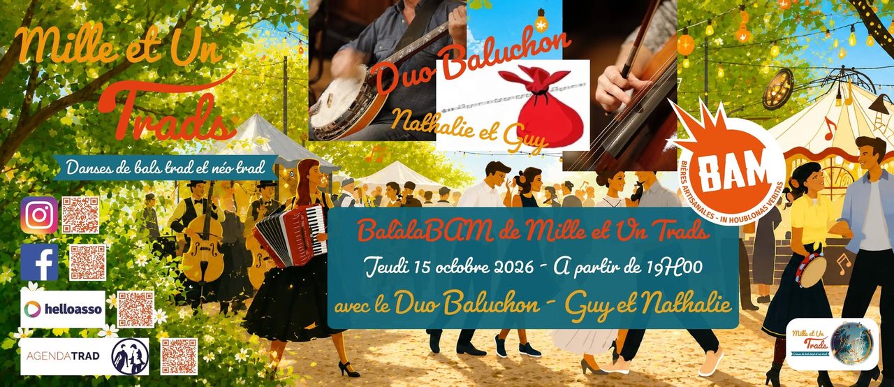 BalàlaBAM 2026-27 de Mille et Un Trads : c&rsquo;est parti ! Avec le Duo Baluchon !