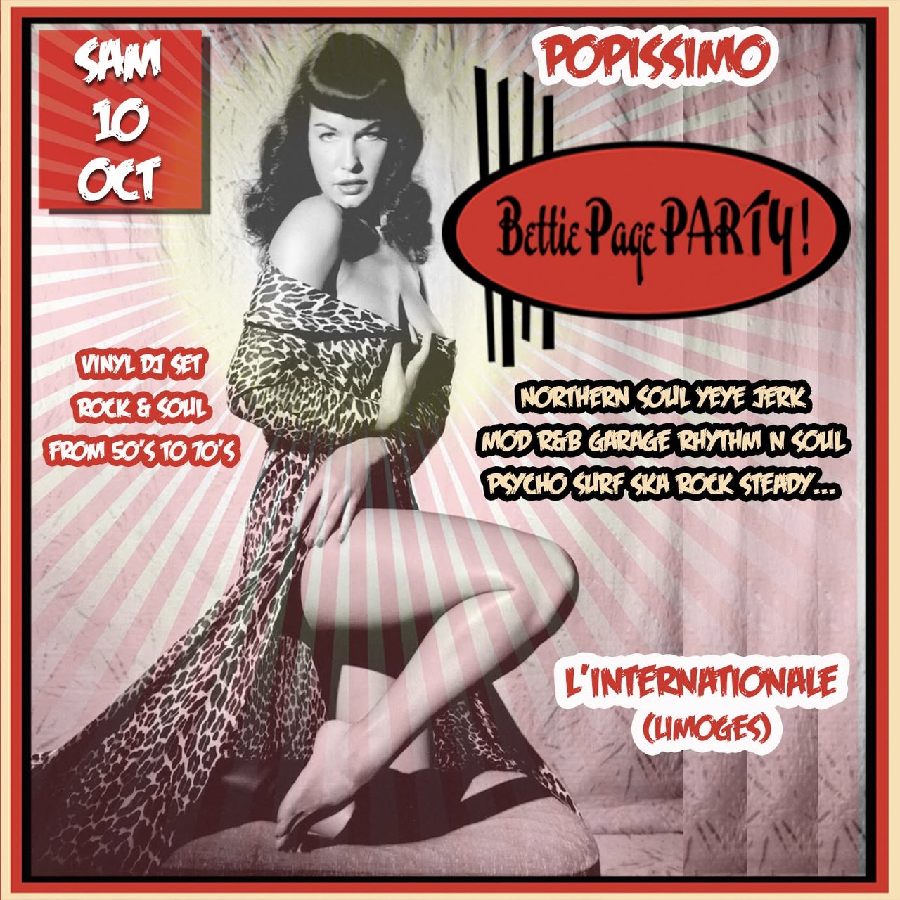 BETTIE PAGE PARTY ! à L&rsquo;Internationale