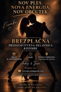 Brezplačna predstavitvena ura kizombe in tečaj kizombe
