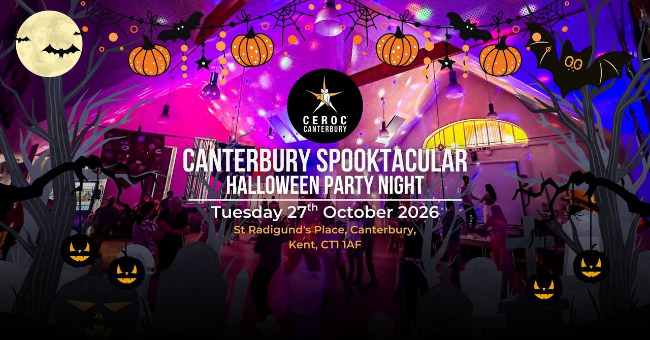 Canterbury Spooktacular Halloween Party Night – Tuesday 27th October 2026
