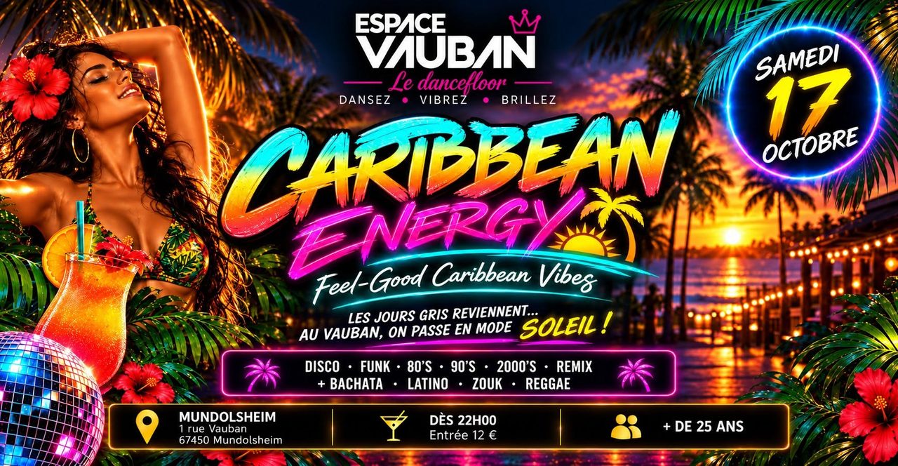 🌴☀️ CARIBBEAN ENERGY – Prolongez l’été sur le dancefloor ! 🔥