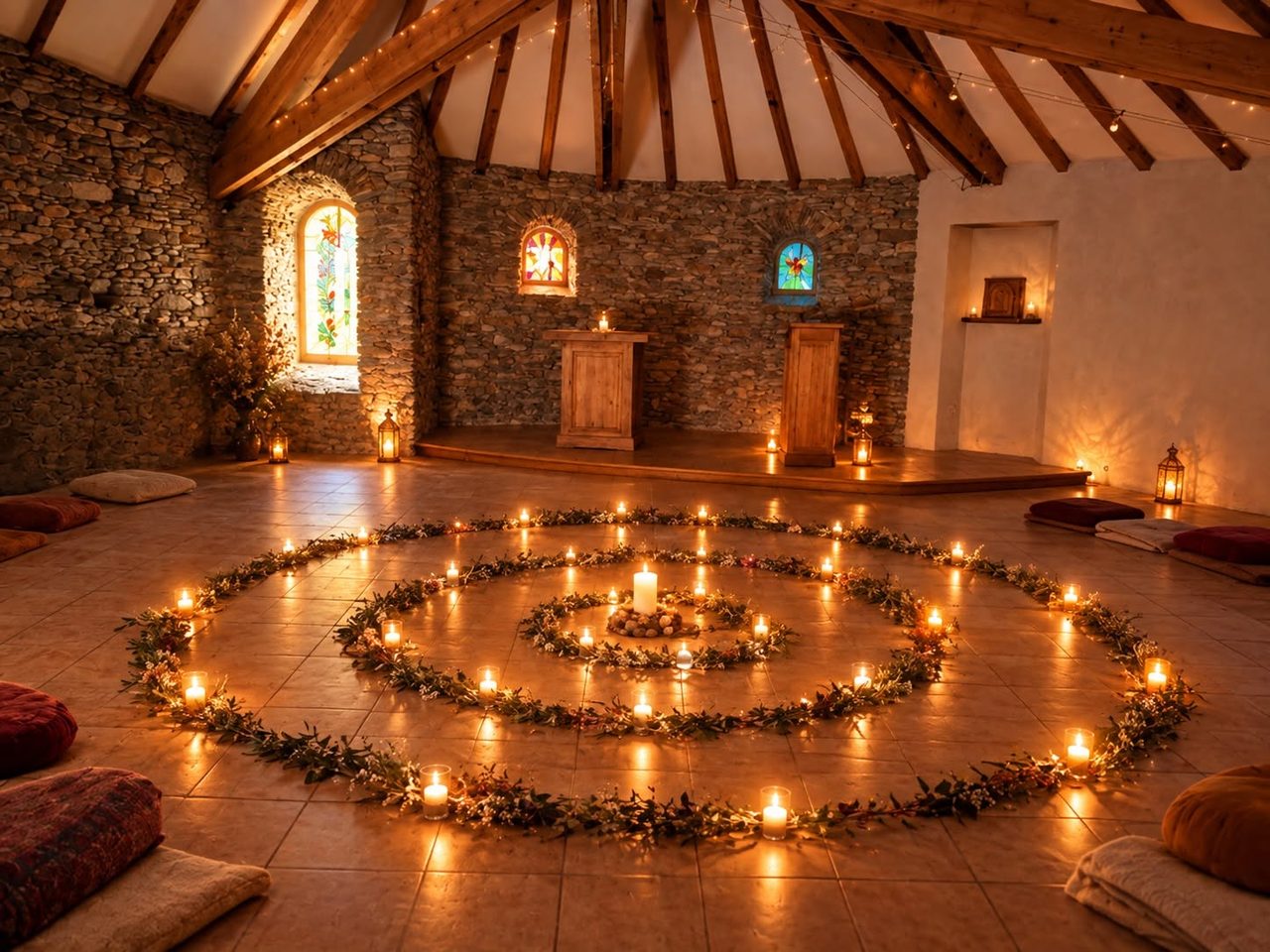 Célébrer le solstice d&rsquo;hiver – Spirale de Lumière – Retraite cocooning