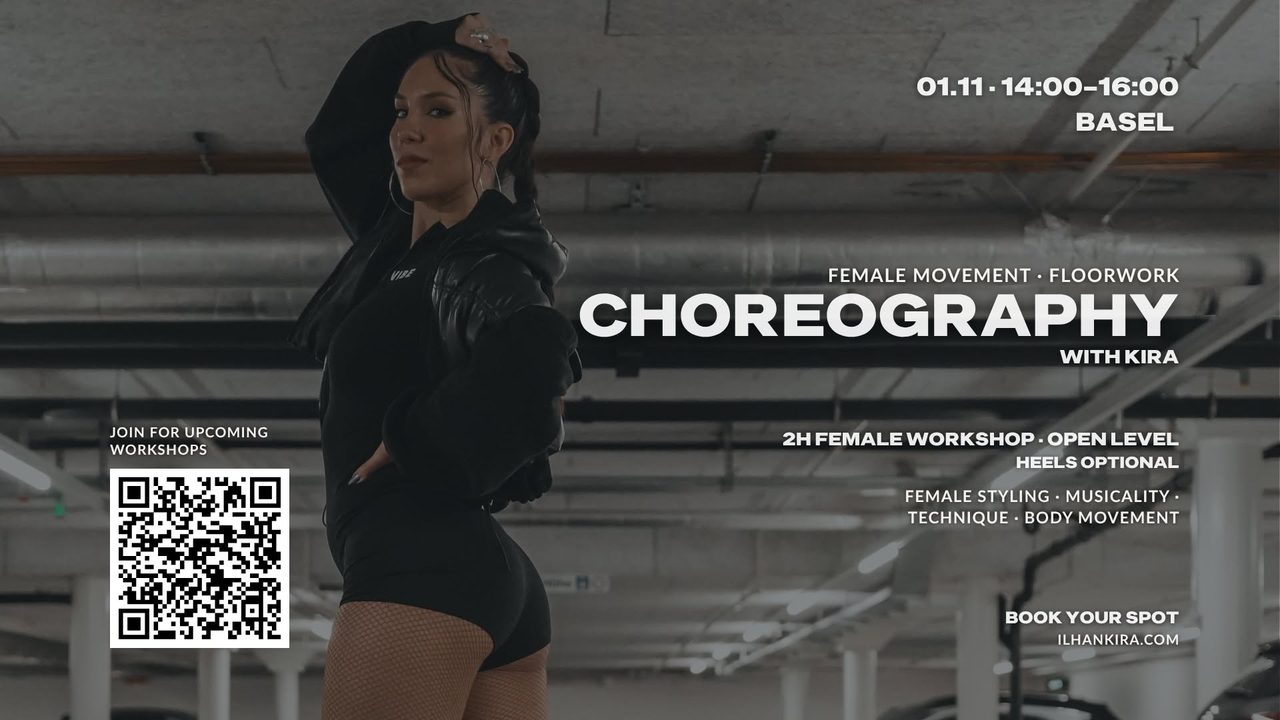 CHOREOGRAPHY WITH KIRA · FEMALE MOVEMENT & FLOORWORK