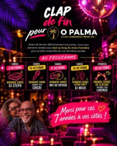 CLAP DE FIN 🎬 – LES DERNIÈRES SOIRÉES DE L’OPALMA