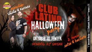 Club Latino – Halloween buli! – 2 terem: salsa & bachata + workshop