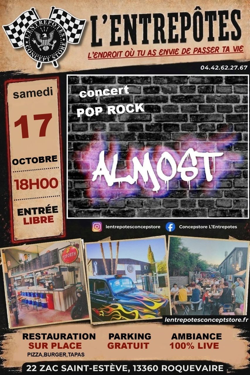 CONCERT ALMOST POP ROCK