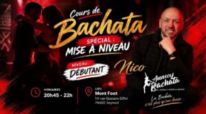 Cours Bachata mise à niveau (Débutant/évolutif)