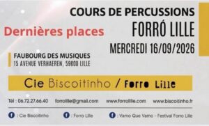 Cours percussions Forró Lille