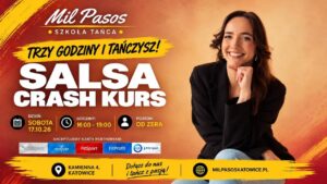 CRASH COURSE SALSA – 3H I TAŃCZYSZ! SOBOTA 16:00-19:00 – 17.10.2026!