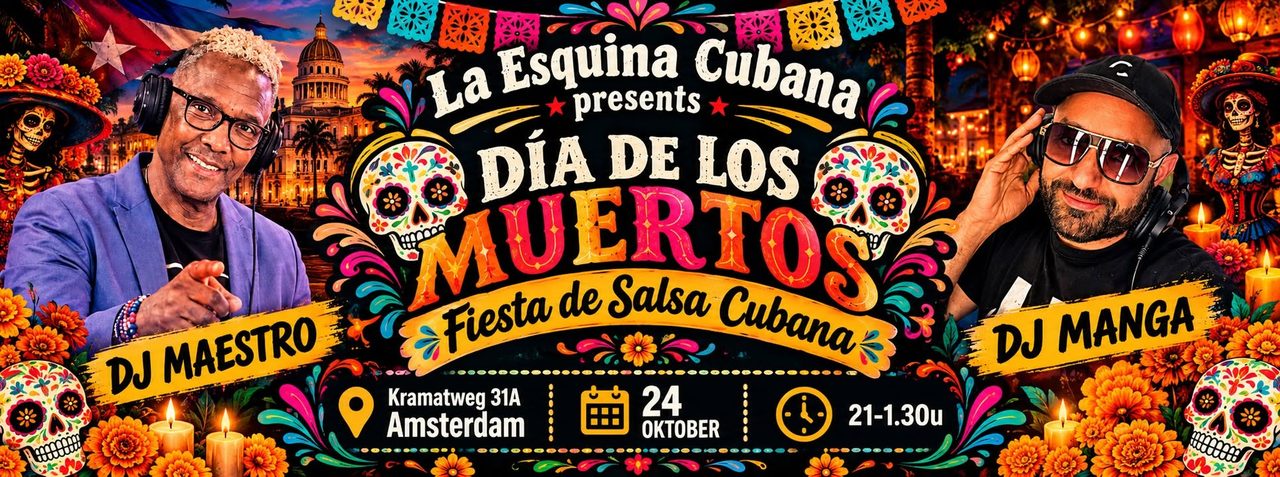 Cuban Salsa Party // Dia de Los Muertos 🏵️💀🕯️