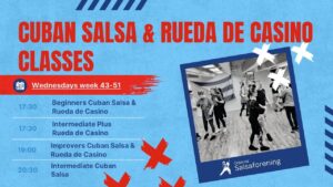 Cuban Salsa & Rueda de Casino classes start