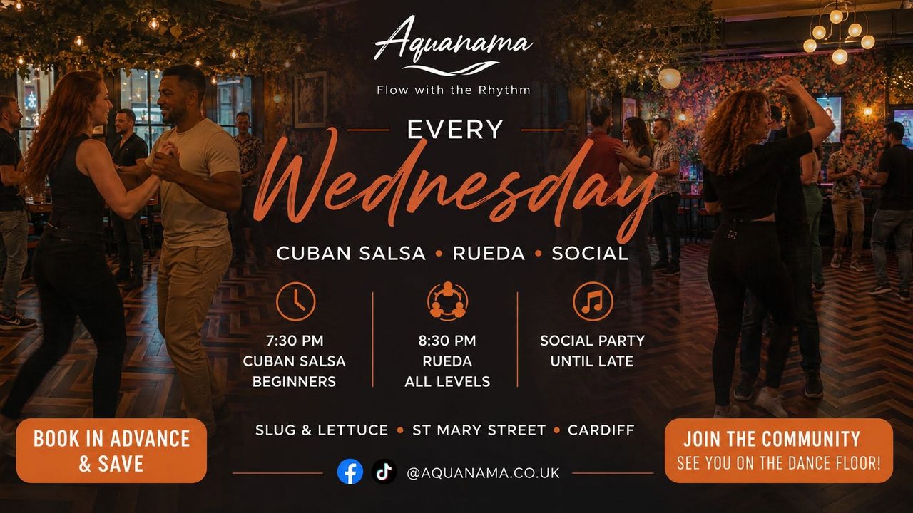 Cuban Salsa • Rueda • Social | Wednesdays by Aquanama
