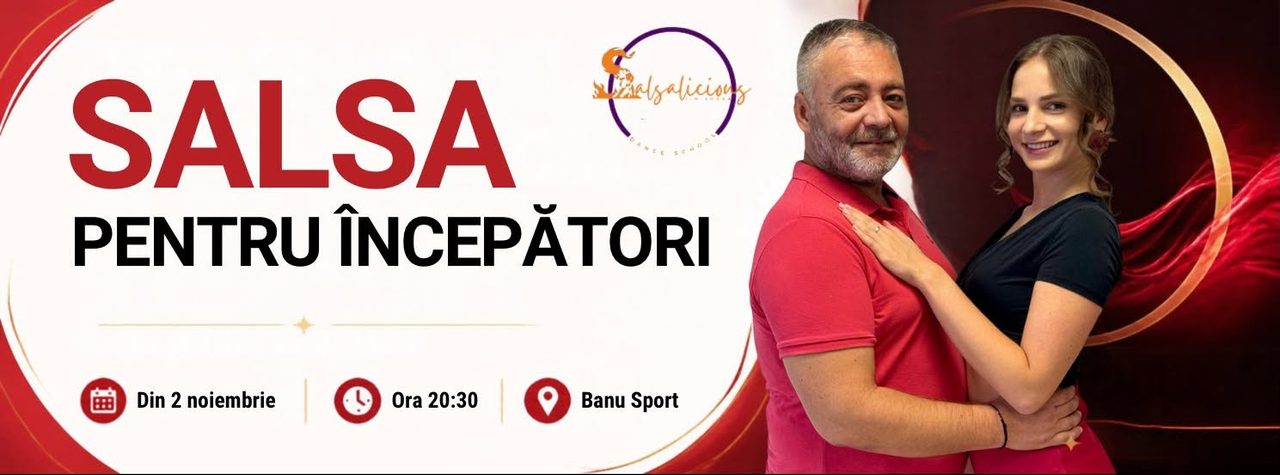 Cursuri de dans: SALSA pentru Incepatori