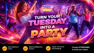 Dance Fitness Party Tuesdays in Colindale, NW London / Barnet
