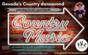 Dansavond Country style ballroom & latin & swing