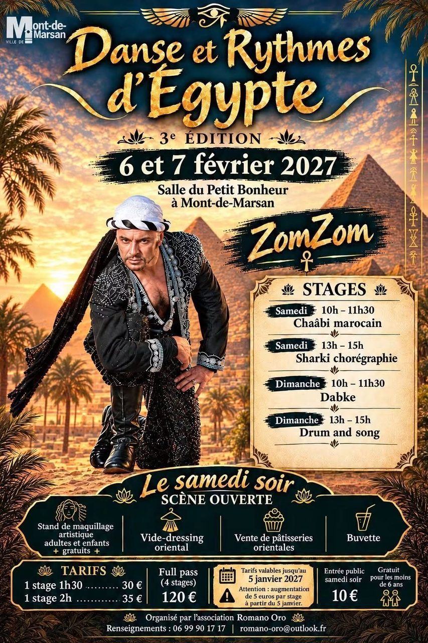 Danses et Rythmes d&rsquo;Égypte 3eme édition