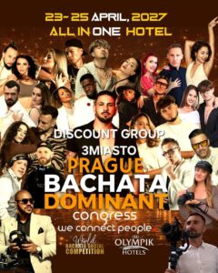 Discount group 3MIASTO for PRAGUE BACHATA DOMINANT CONGRESS 2027