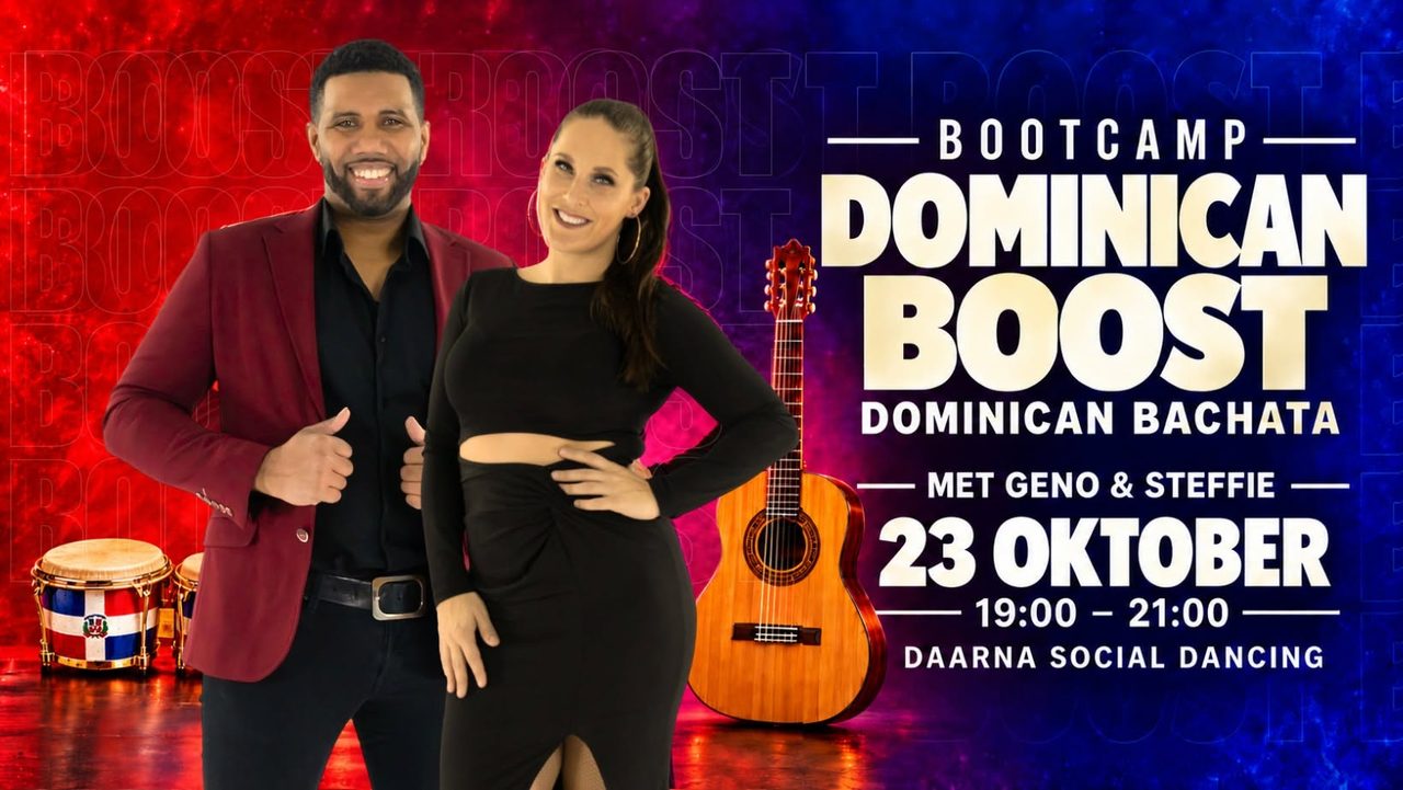 Dominican Bachata Bootcamp by Geno & Steffie | BOOST – Bachata Passion