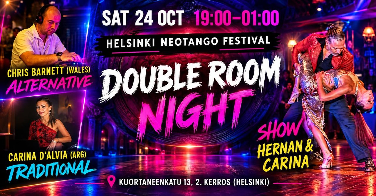 Double Room 50/50 Night – Helsinki Neotango Festival