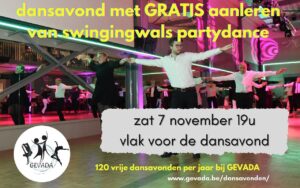 Eenmalige les SWINGING WALS op zat 7 nov