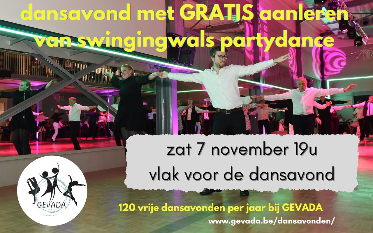 Eenmalige les SWINGING WALS op zat 7 nov