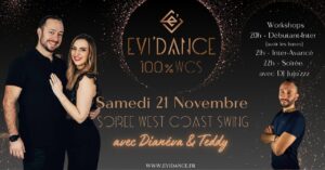 EVI&rsquo;DANCE 100% WCS – 21 Novembre