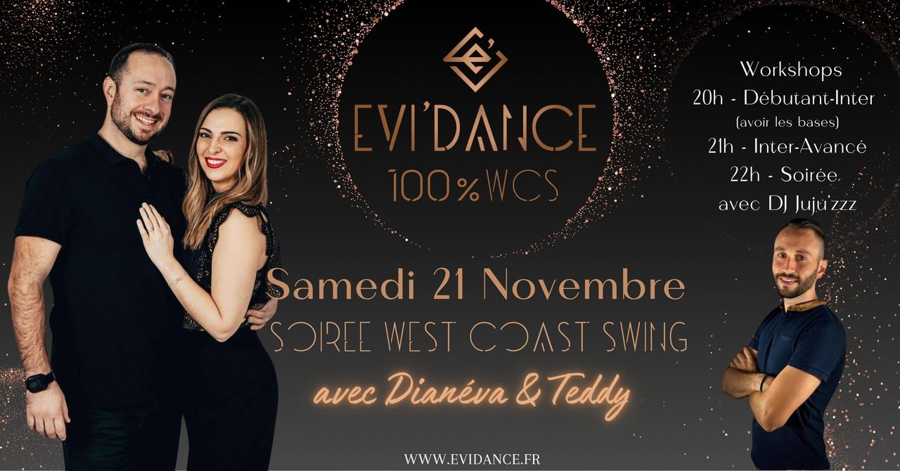 EVI&rsquo;DANCE 100% WCS – 21 Novembre