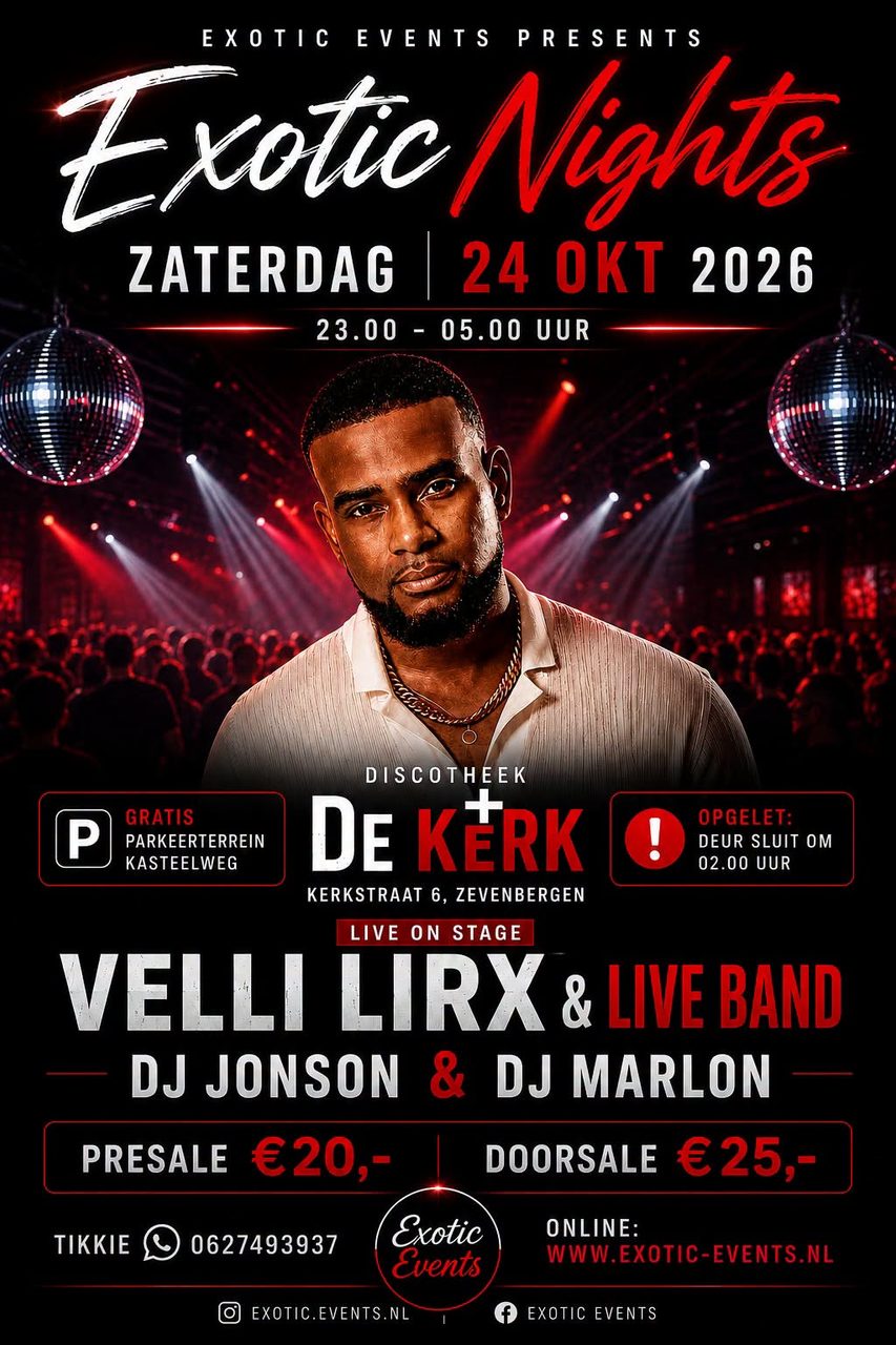 Exotic Nights & Liveband Velli Lirx – Brabant
