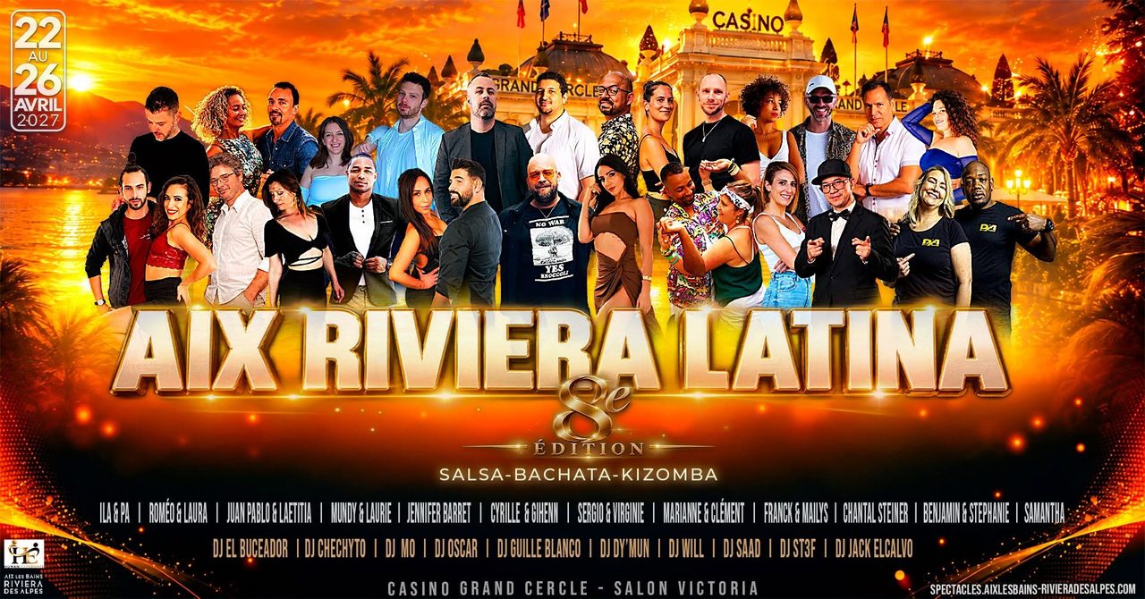 Festival Aix Riviera Latina 2027 – 8ème édition