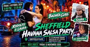 FIESTA CUBANA CALIENTE – Bachata and Cuban Salsa Party in Sheffield