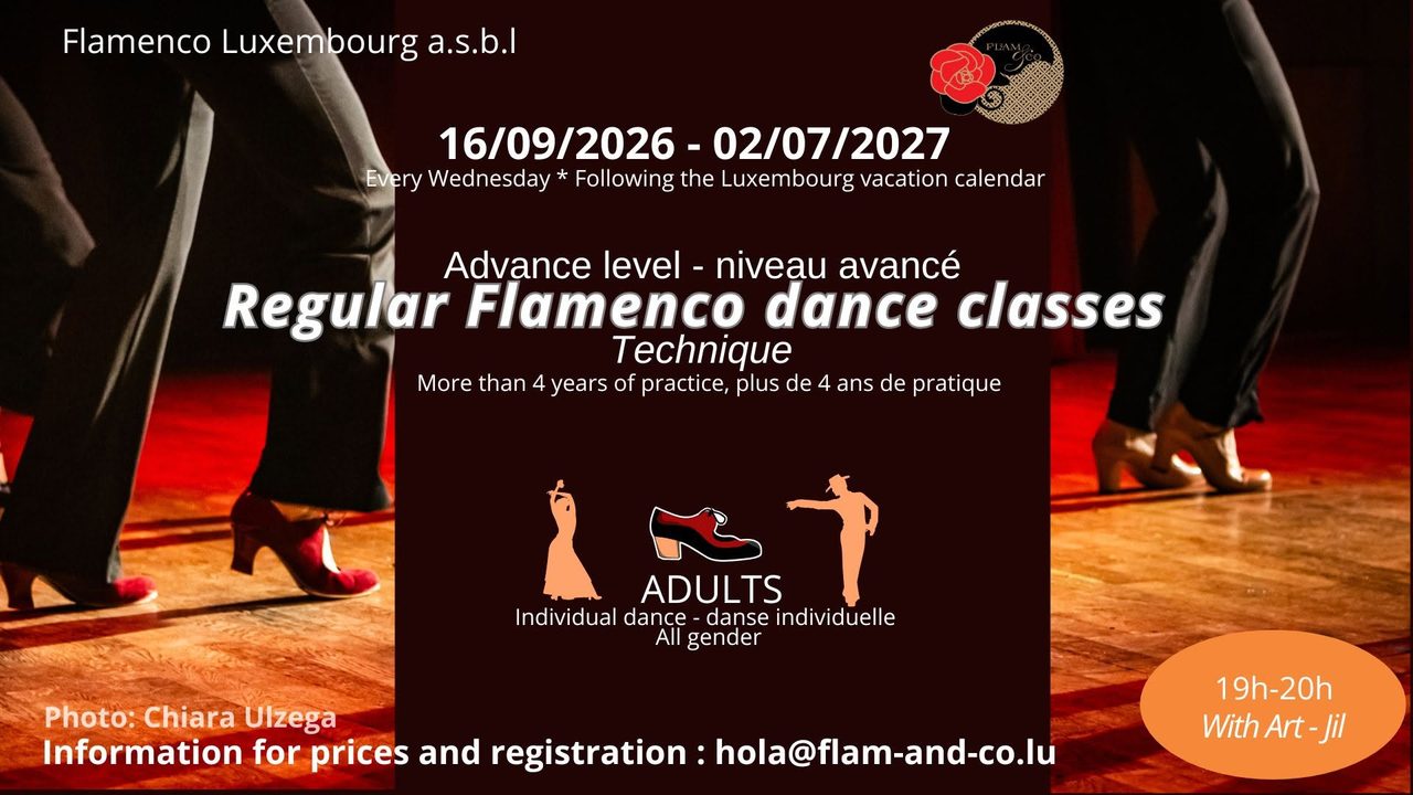 Flamenco adult: advance level: technique every wednesday