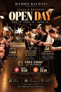 FREE 💃 SALSA & BACHATA OPEN DAY 🕺