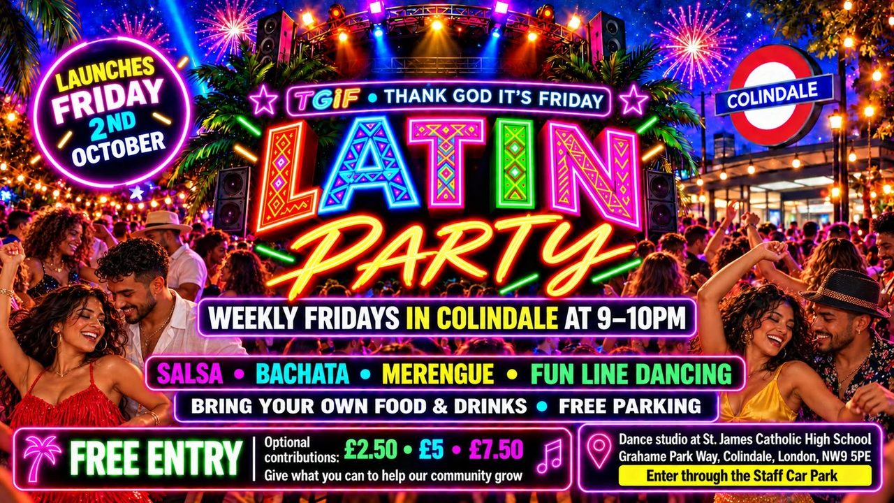 FREE TGIF Latin Party every Friday