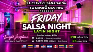Friday Salsa Party – Cardiff City Centre