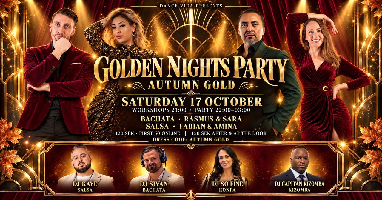 ✨ GOLDEN NIGHTS PARTY — AUTUMN GOLD 🍂