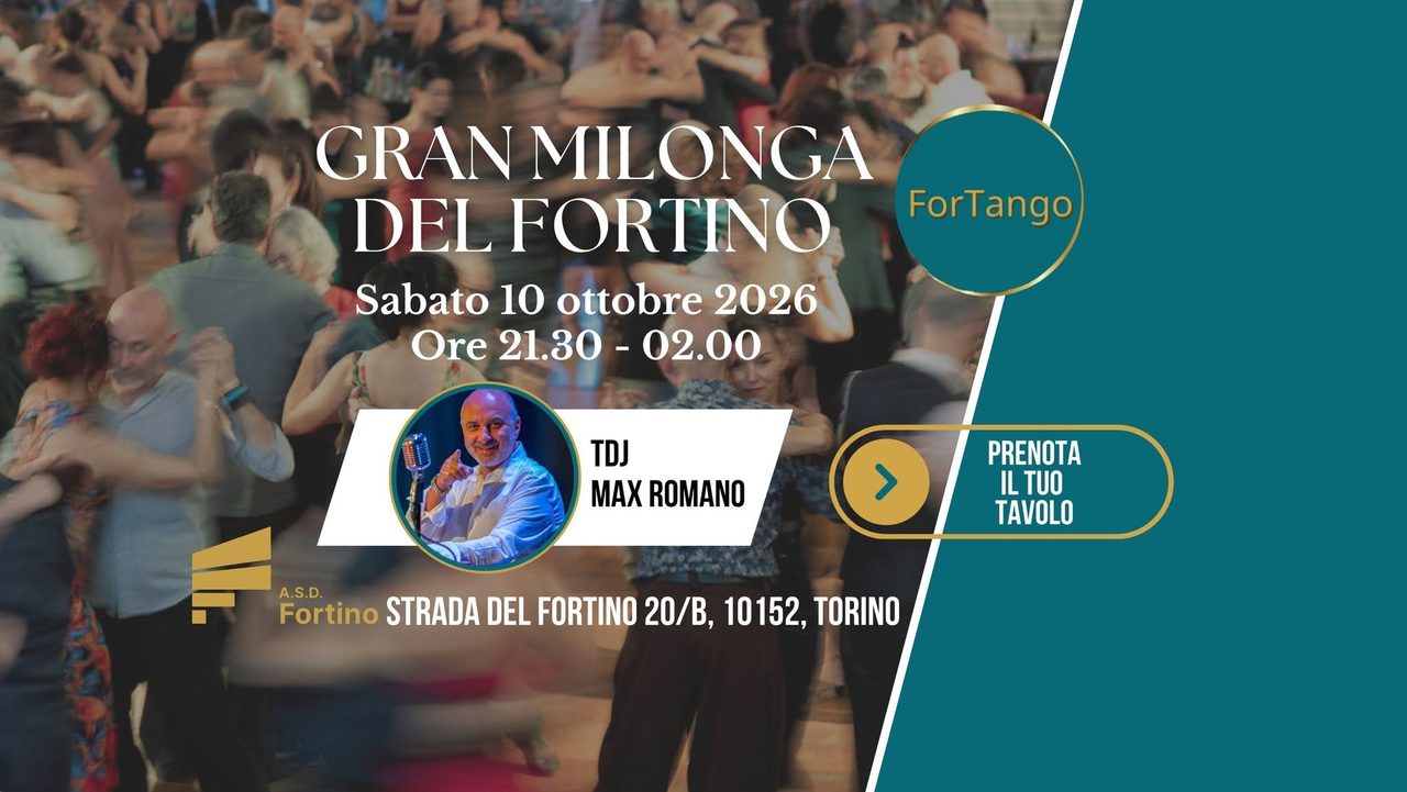 Gran Milonga Del Fortino, Tdj Max Romano