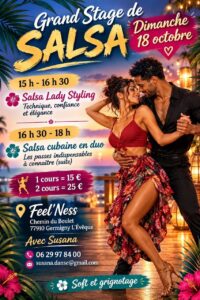 💥 Grand Stage de SALSA 💥 avec Susana 💃 Lady Styling 🕺 Salsa cubaine