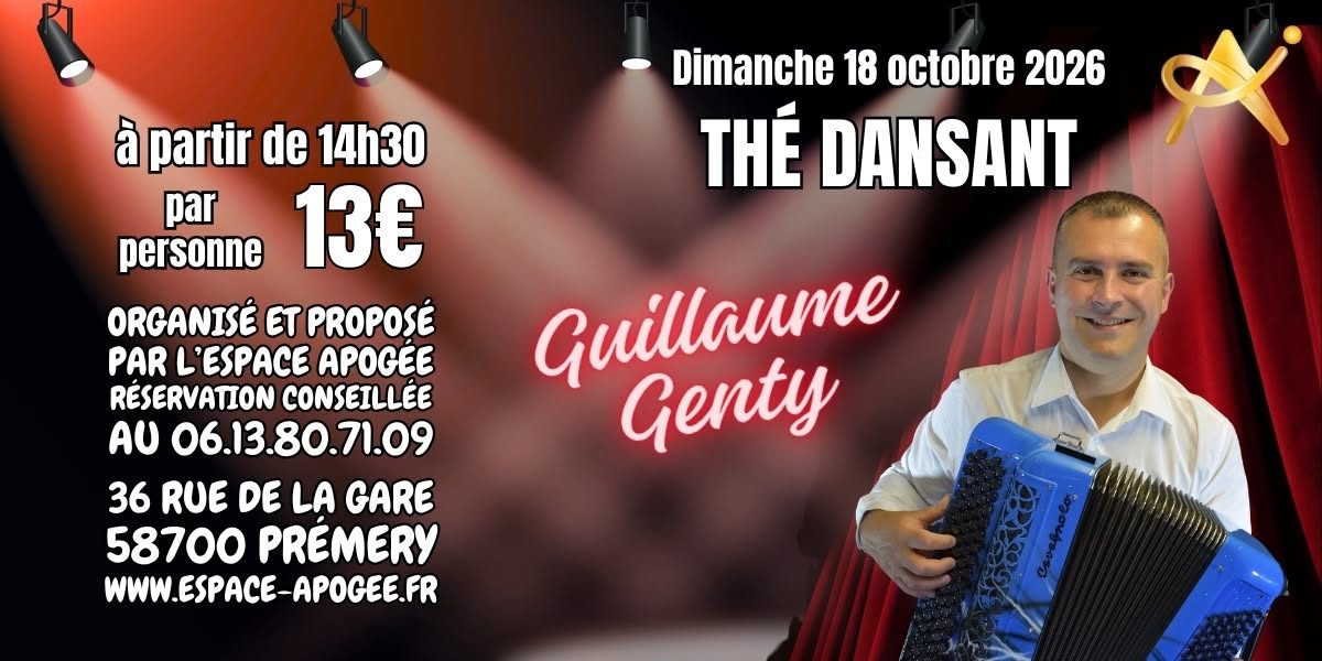 Guillaume Genty et sa formation à l&rsquo;Espace Apogée