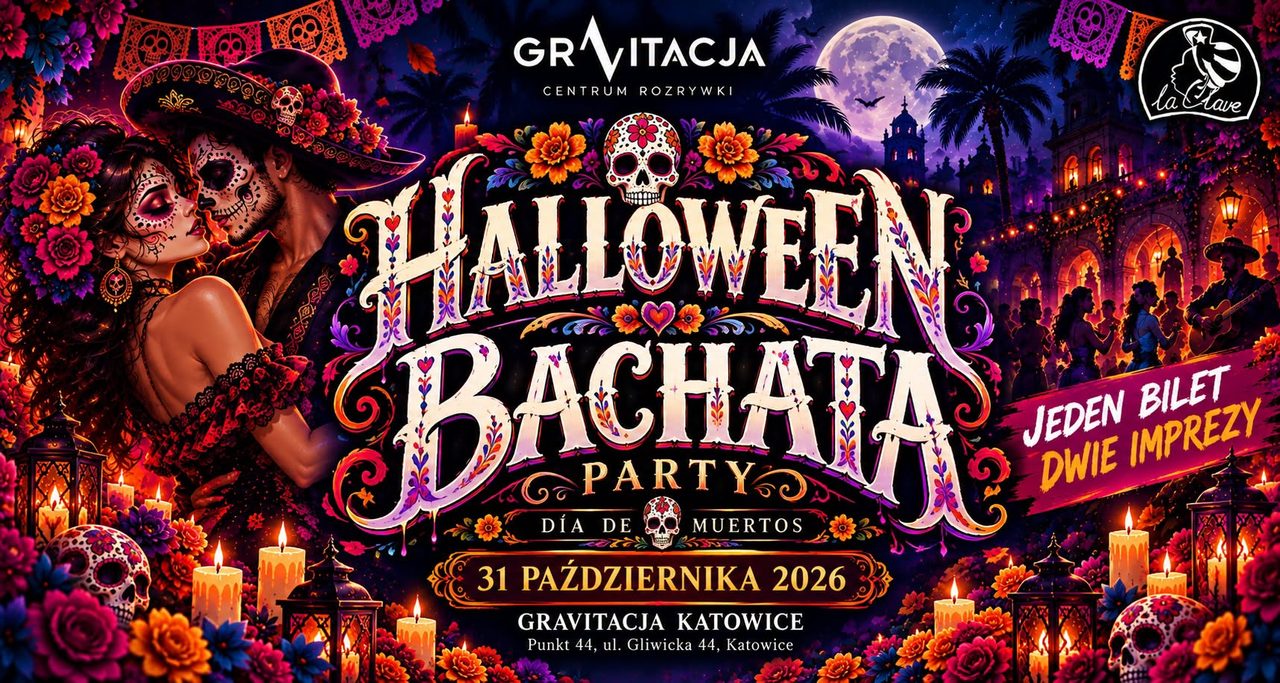 💀🌺 HALLOWEEN BACHATA PARTY – DÍA DE LOS MUERTOS 🌺💀
