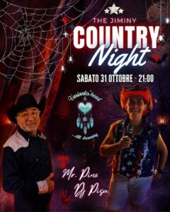 🤠 🎃 HALLOWEEN COUNTRY NIGHT 🎃 🤠 Dj Pisu + Mr. Pino @ The Jiminy