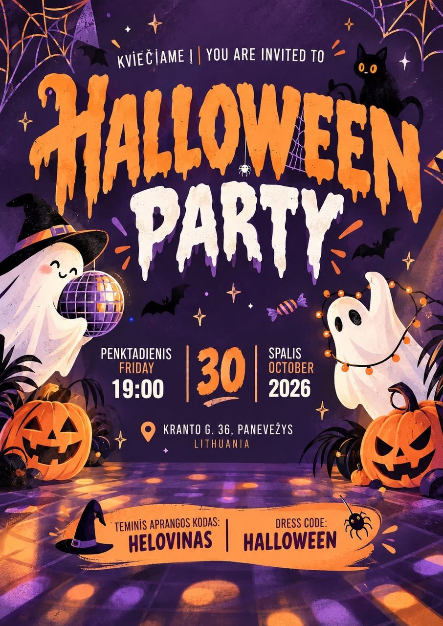Halloween Dance Party Panevezys 🎃 SBK