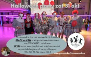Halloween dansavond zat 31 okt