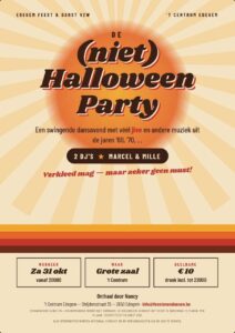 Halloween jive party met dj Marcel en dj Mille
