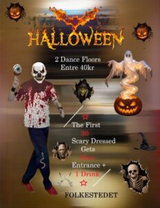 Halloween Salsa & Bachata Party – First 30 people free entrance + 1 drink – 2 Workshops > Bachata <