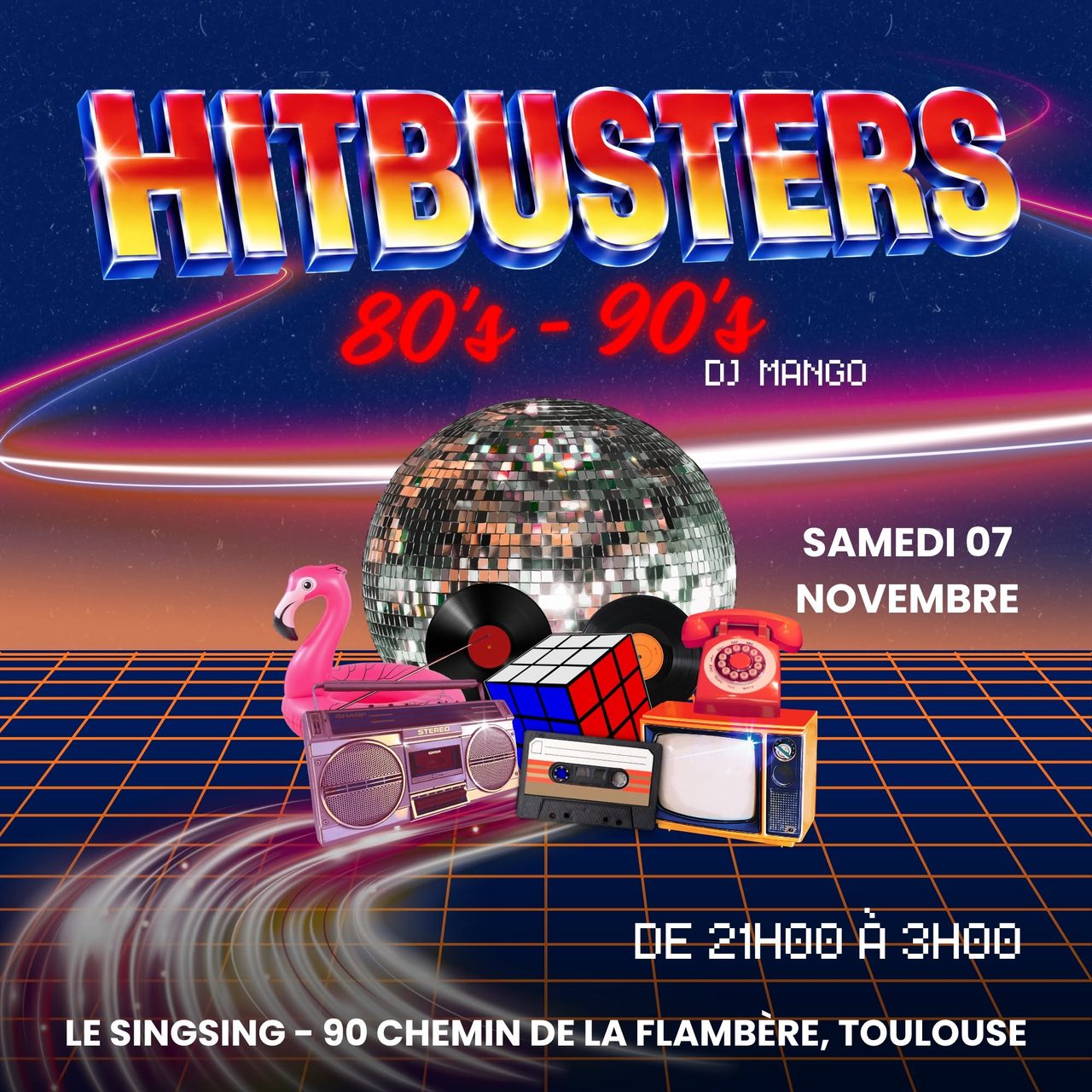 HITBUSTERS – Soirée Années 80/90