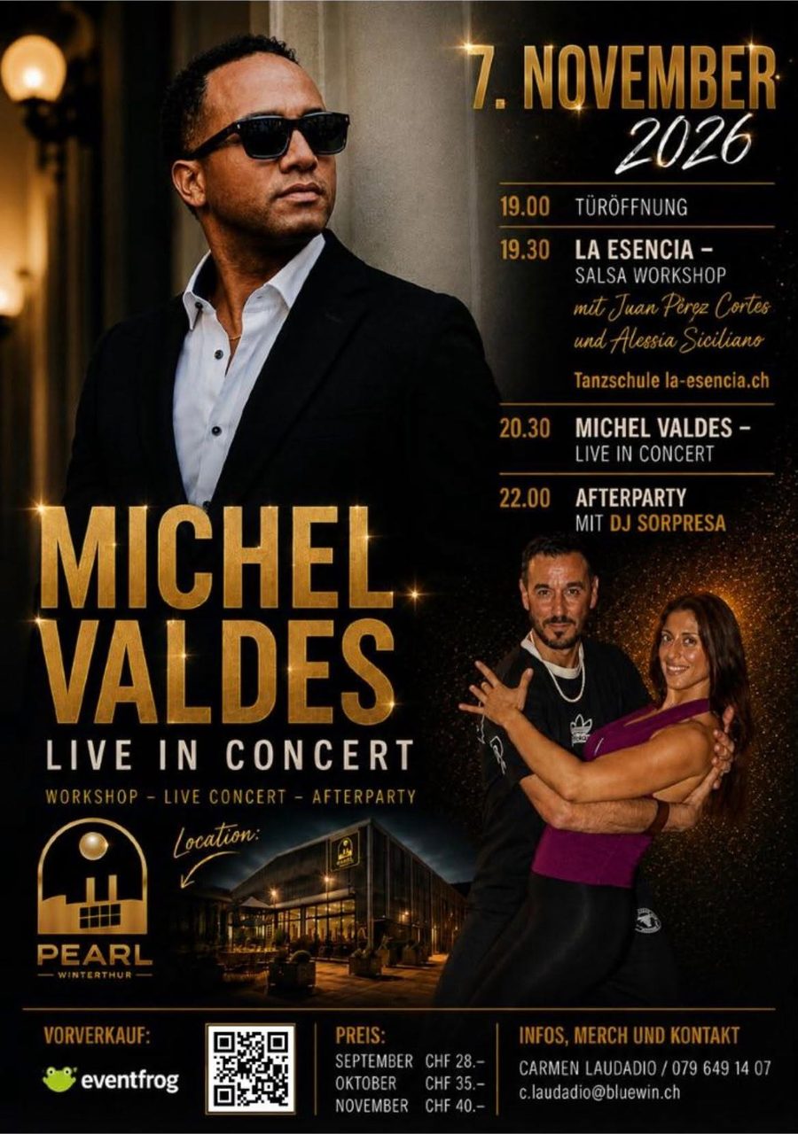 IM AUFTRAG: Michel Valdes LIVE & Workshop & Salsa Party